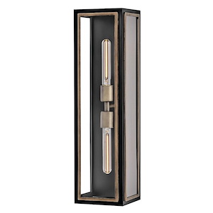 Shaw - 16W 2 LED Large Outdoor Wall Lantern In Traditional Style-24 Inches Tall and 6.75 Inches Wide - 1320103