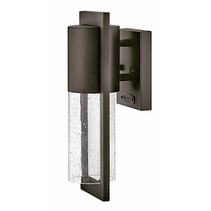 Shelter - 5.5W 1 LED Outdoor Wall Mount In Transitional and Modern Style-12 Inches Tall and 4.5 Inches Wide - 1149834