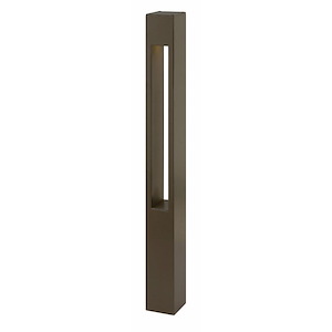 Atlantis - 1 Light Square Large Bollard - 3 Inches Wide by 30 Inches High - 755696