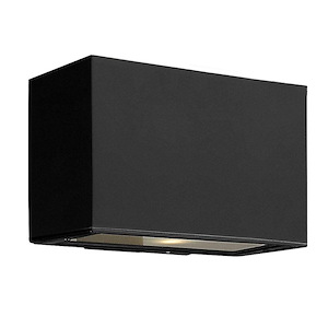 Atlantis - 1 Light Small Outdoor Up/Down Light Wall Lantern in Modern Style - 9 Inches Wide by 6 Inches High - 755691