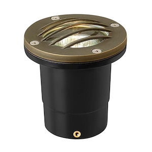 Hardy Island - Low Voltage One Light Line Voltage Well Lamp - 3.75 Inches Wide by 4 Inches High - 1333696