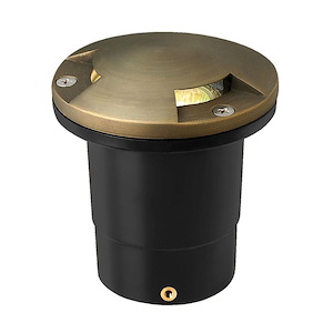 Hardy Island - Low Voltage One Light Line Voltage Well Lamp - 3.75 Inches Wide by 4.5 Inches High - 1333531