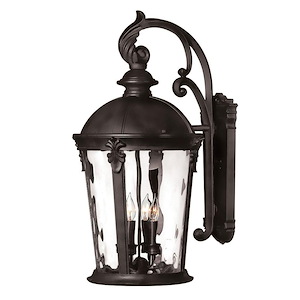 Windsor - 25.75 Large Outdoor Wall Mount in Traditional Style - 12.5 Inches Wide by 25.75 Inches High - 758838