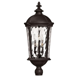 Windsor - Outdoor Post Mount in Traditional Style - 14.25 Inches Wide by 34.75 Inches High - 758839