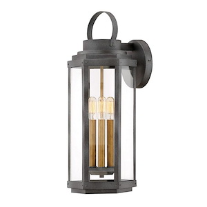 Danbury - Three Light Outdoor Large Wall Lantern - 1333496