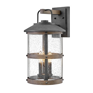 Lakehouse - 3 Light Large Outdoor Wall Lantern in Coastal Style - 10.5 Inches Wide by 19.75 Inches High - 1024337