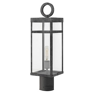 Porter - 1 Light Medium Outdoor Post or Pier Mount Lantern in Transitional Style - 6.5 Inches Wide by 22.75 Inches High - 759162