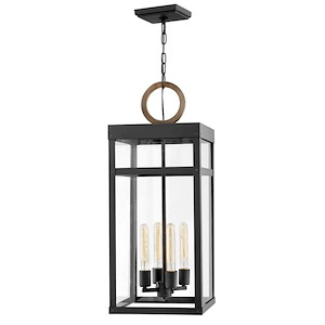 Porter - 4 Light Large Outdoor Hanging Lantern in Transitional Style - 12 Inches Wide by 31.25 Inches High - 1032945