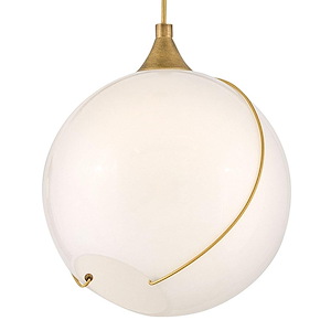 Skye - 10W 1 LED Small Pendant-12.75 Inches Tall and 10.75 Inches Wide - 1345088