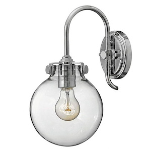 Congress - 1 Light Globe Wall Sconce in Traditional Style - 7 Inches Wide by 13.5 Inches High - 755284
