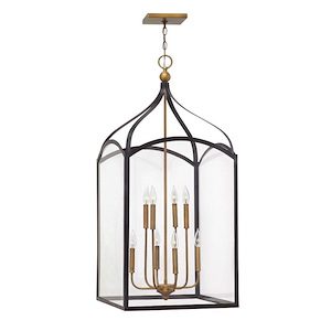 Clarendon - 8 Light Large 2-Tier Open Frame Foyer in Traditional Style - 20 Inches Wide by 44 Inches High - 496662
