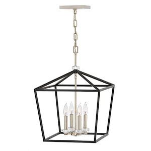 Stinson - 4 Light Medium Open Frame Chandelier in Transitional Style - 16 Inches Wide by 23 Inches High - 1024359