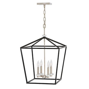 Stinson - 4 Light Large Open Frame Chandelier in Transitional Style - 18 Inches Wide by 27.25 Inches High - 1024360