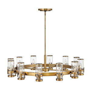 Reeve - 12 Light Large Chandelier in Traditional-Transitional Style - 35.75 Inches Wide by 9 Inches High - 925778