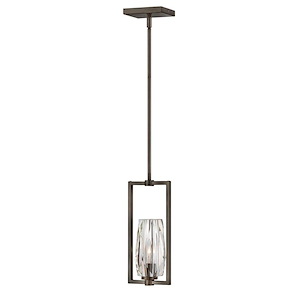 Ana - 1 Light Small Pendant In Modern and Glam Style-14 Inches Tall and 6.5 Inches Wide - 1094215