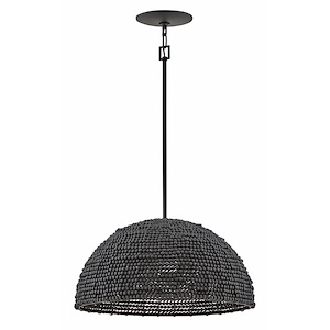 Dalia - 14W 1 LED Large Pendant In Bohemian Style-10 Inhces Tall and 20 Inches Wide - 1314395