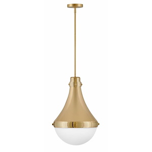 Oliver - 1 Light Pendant In Traditional and Transitional Style-21.25 Inches Tall and 14.25 Inches Wide - 1153478