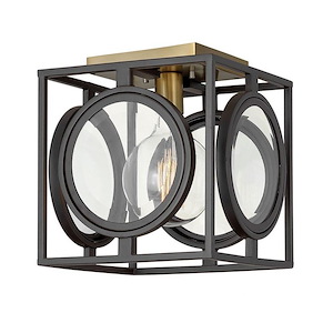 Fulham - 1 Light Small Flush Mount in Mid-Century Modern Style - 10 Inches Wide by 11 Inches High - 820219
