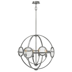 Fulham - 4 Light Medium Orb Chandelier in Mid-Century Modern Style - 26 Inches Wide by 26.5 Inches High - 496811