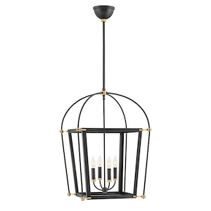 Selby - Four Light Pendant in Traditional Style - 20 Inches Wide by 29.5 Inches High - 1333723