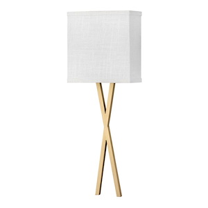 Axis - 16W 1 LED Wall Sconce in Traditional and Transitional and Rustic Style - 8 Inches Wide by 22 Inches High - 1032700