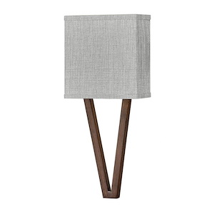 Vector - 16W 1 LED Wall Sconce in Transitional Style - 8 Inches Wide by 18.5 Inches High - 925796