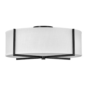 Axis - 68W 4 LED Large Semi-Flush Mount in Traditional-Transitional-Rustic Style - 25.5 Inches Wide by 10.5 Inches High - 1032701