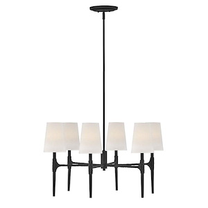 Beaumont - Six Light Medium Pendant in Transitional-Rustic Style - 28 Inches Wide by 16.25 Inches High - 1267424