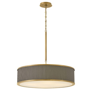 Arden - 10W 4 LED Drum Chandelier-8.5 Inch Tall and 24 Inch Wide - 1428729