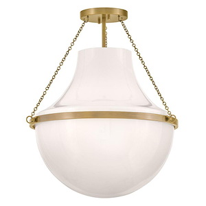 Collins - 12W 1 LED Medium Semi-Flush Mount-22.75 Inch Tall and 20 Inch Wide - 1375169