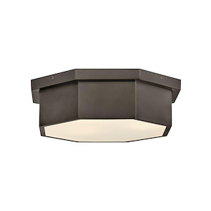Facet - 30W 3 LED Medium Flush Mount-5 Inch Tall and 17.5 Inch Wide - 1363912