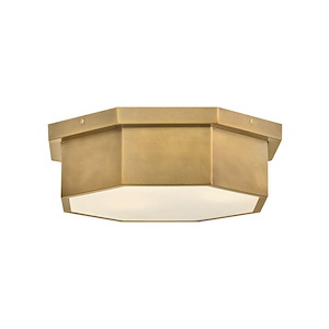 Facet - 30W 3 LED Medium Flush Mount-5 Inch Tall and 17.5 Inch Wide - 1363912