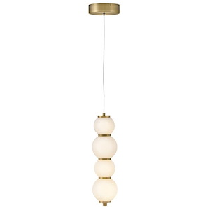 Trigo - 15W LED Extra Small Pendant-24.75 Inches Tall and 6 Inches Wide - 1345096