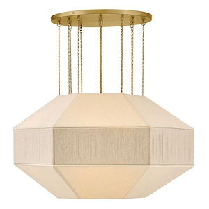 Lyla - 60W 6 LED Medium Convertible Chandelier-17.75 Inches Tall and 32.25 Inches Wide - 1345106