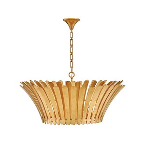 Reina - 40W 8 LED Medium Tapered Chandelier-16 Inch Tall and 33.75 Inch Wide - 1363928