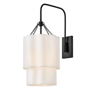 Gwen - 12W 1 LED Large Wall Sconce-25.75 Inch Tall and 11.5 Inch Wide - 1363929