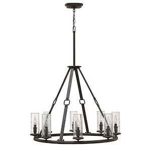 Dakota - Eight Light Chandelier in Rustic Style - 31.5 Inches Wide by 39.25 Inches High - 760009