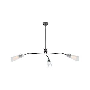 Altman - 30W 3 LED Extra Large Low Profile Chandelier-11.5 Inch Tall and 60 Inch Wide - 1363942