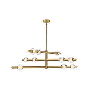 Saxon - 50W LED Large Chandelier-14.25 Inch Tall and 50 Inch Wide - 1363946