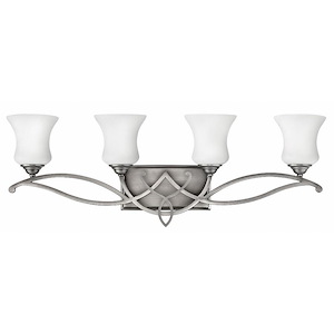 Brooke - 4 Light Bath Vanity in Traditional and Transitional and Coastal Style - 31.25 Inches Wide by 11 Inches High - 760328