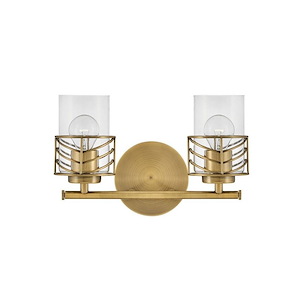 Della - 2 Light Bath Vanity In Transitional Style-9.5 Inches Tall and 14.5 Inches Wide - 1094231