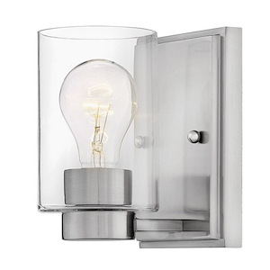 Mileys - 1 Light Bath Vanity in Transitional Style - 4.5 Inches Wide by 6.5 Inches High - 819288