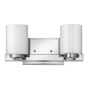 Mileys - 2 Light Bath Vanity in Transitional Style - 13 Inches Wide by 7 Inches High - 819289