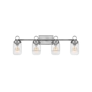 Penley - Four Light Bath Vanity in Traditional-Coastal Style - 30 Inches Wide by 9.13 Inches High - 1267339
