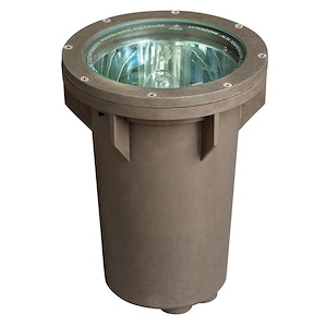 Line Voltage One Light Line Voltage Small Well Lamp - 9.5 Inches Wide by 12.75 Inches High - 1212876