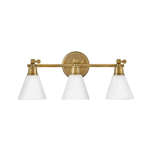 Arti - 3 Light Bath Vanity In Transitional Style-10 Inches Tall and 24 Inches Wide - 1094247