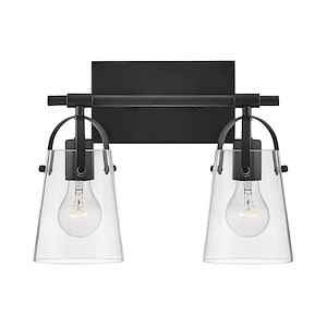 Foster - 28W 2 LED Small Bath Vanity-10.75 Inches Tall and 13.75 Inches Wide - 1032754