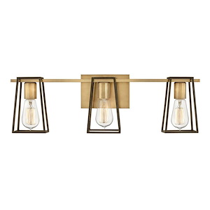 Filmore - 3 Light Bath Vanity in Transitional and Industrial Style - 24 Inches Wide by 7.5 Inches High - 820169