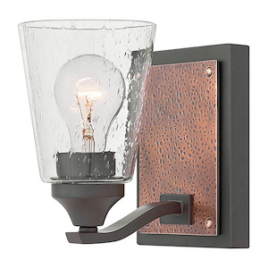 Jackson - 1 Light Bath Vanity in Transitional and Rustic and Industrial Style - 5 Inches Wide by 7.8 Inches High - 819299