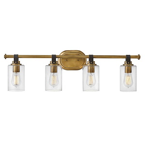 Halstead - 4 Light Bath Vanity in Traditional and Rustic Style - 32 Inches Wide by 9.5 Inches High - 1032779